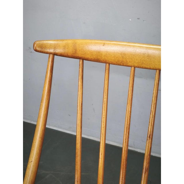 Danish Modern Rocking Chair by Niels Eilersen for Illum Wikkelsø, 1960s For Sale - Image 6 of 13