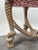 Textile French Napoleon III Style Faux Rope Stool or Ottoman by Cugini Lanzani For Sale - Image 7 of 10