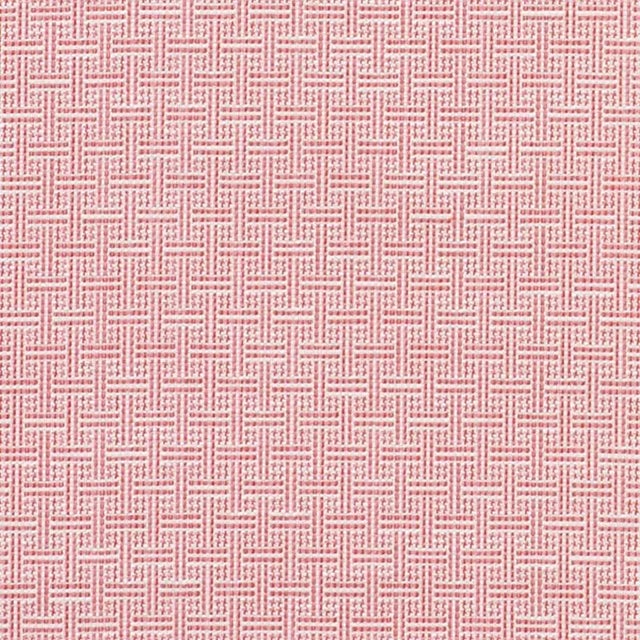 Schumacher Brickell Indoor & Outdoor Fabric in Pink For Sale