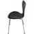 Seven Chairs in Patinated Black Anilin Leather by Arne Jacobsen, 2000s, Set of 4 For Sale - Image 11 of 18
