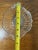 Vintage Clear Pressed Glass Serving Bowl Handles Etched Floral Console Dish For Sale - Image 10 of 11