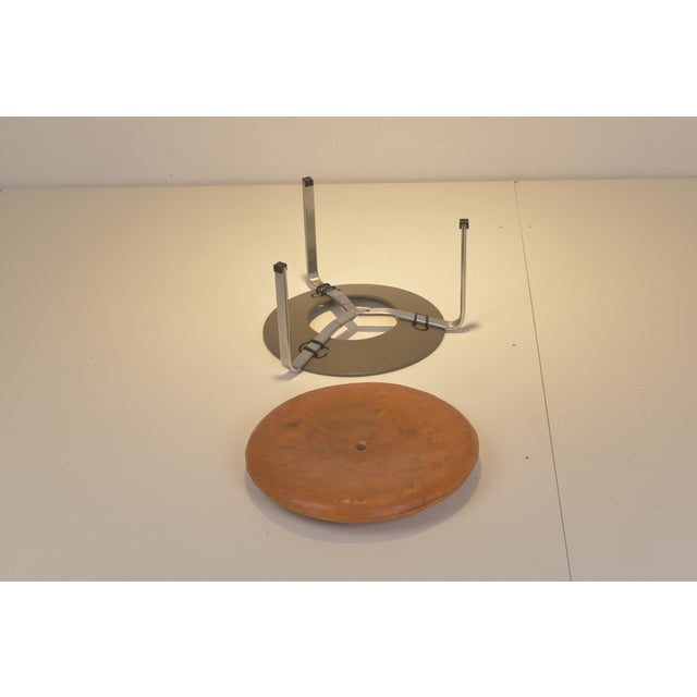 Metal PK33 Stool by Poul Kjærholm for Fritz Hansen, Denmark, 1985 For Sale - Image 7 of 14