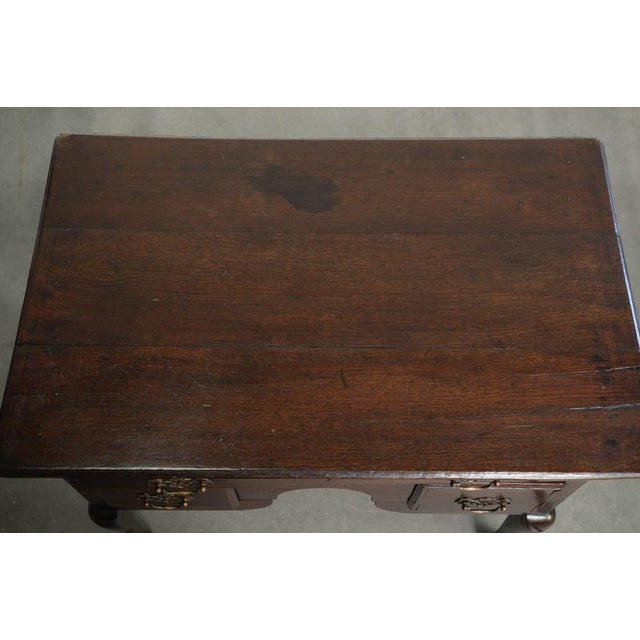 Wood 18th Century English Oak Lowboy For Sale - Image 7 of 12