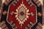 1980s Persian Hamadan Red/Blue Wool Runner Rug- 2'11'' X 10'11'' For Sale - Image 5 of 10