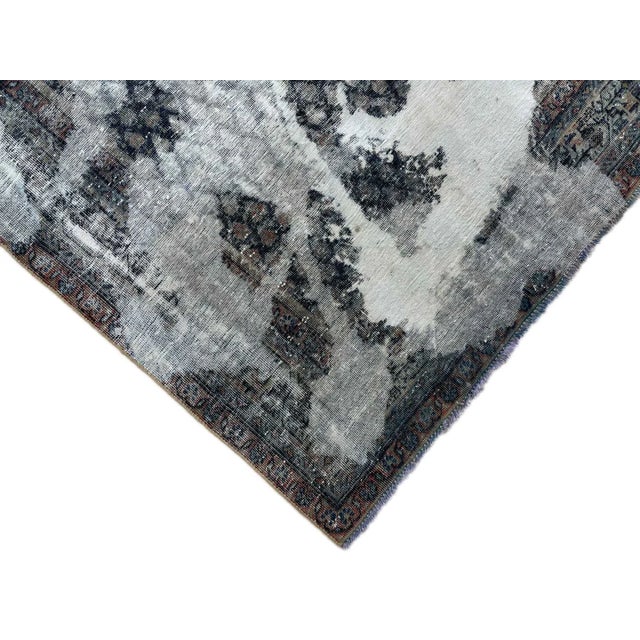 Vintage Hand-Knotted Reworked Middle Eastern Rug For Sale - Image 4 of 8