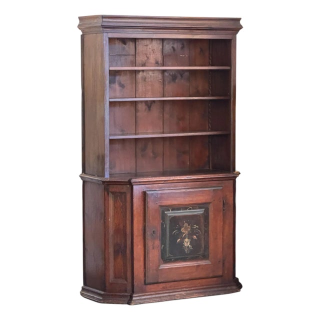 19th Century Painted Swedish Cabinet For Sale