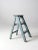 Vintage Wooden Blue Step Ladder For Sale - Image 4 of 13