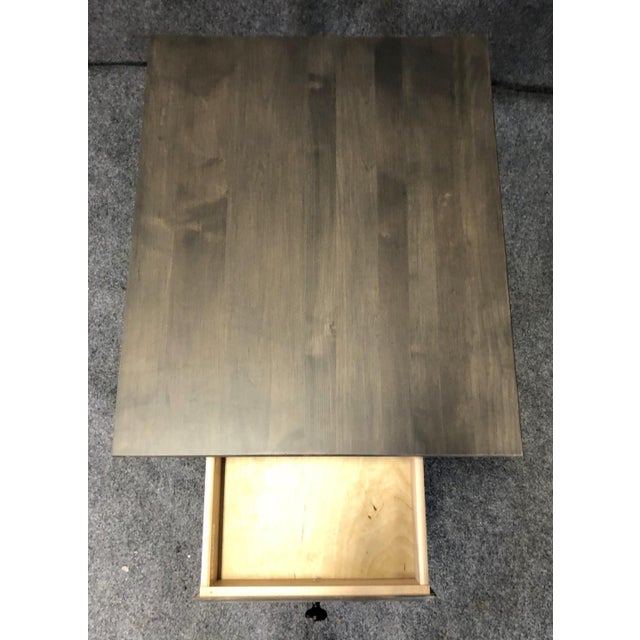 New Leisters Furniture Gray Side Table For Sale In Raleigh - Image 6 of 8