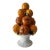 Vintage Mid Century Italian Majolica Orange Topiary Centerpiece For Sale