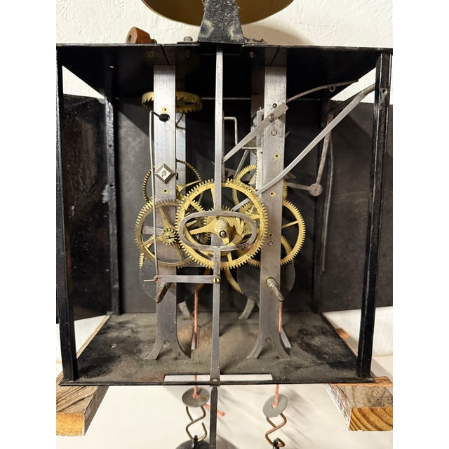 19th C. French Morbier Clock or Comtoise Movement For Sale In Orlando - Image 6 of 9