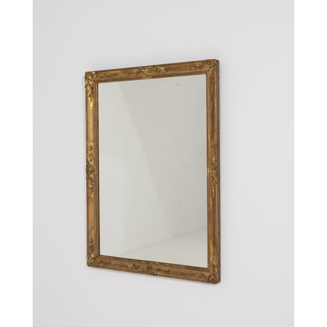 19th Century French Empire Giltwood Wall Mirror France Late 19th Century For Sale In Greensboro - Image 6 of 8