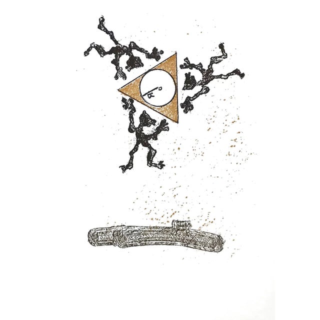 Medium: Original Lithograph Marks: Not signed, not numbered Paper: 13 x 9.5 inch Printed: 1970 Provenance: Suite Lewis...