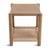 Contemporary Contemporary Coastal Woven Shelf Oak Side Table For Sale - Image 3 of 6