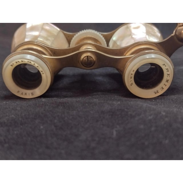 Late 19th Century Lamaire Fabi & Premier Paris Opera Glasses & Premier Paris Lorgnette 'Long-Handled Opera Glasses'- Set of 2 For Sale - Image 12 of 12