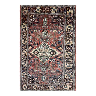 Antique Persian Feraghan Sarouk Rug, 3'4" X 4'10" For Sale