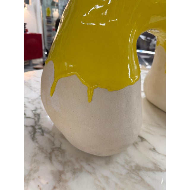 Fabulous Large Abstract Stoneware Pottery For Sale - Image 16 of 18