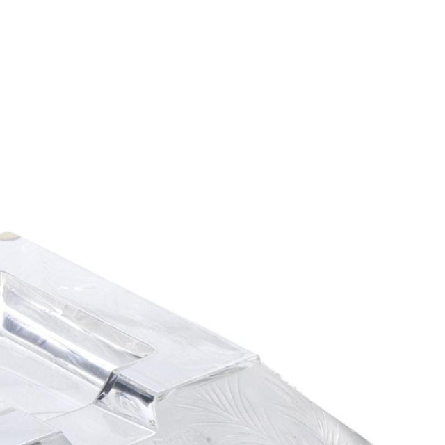 Crystal Wingen Ashtray from Lalique For Sale - Image 4 of 6