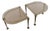 Brutalist Coffee Tables in Wrought Bronze by Lothar Klute, 1980, Set of 2 For Sale