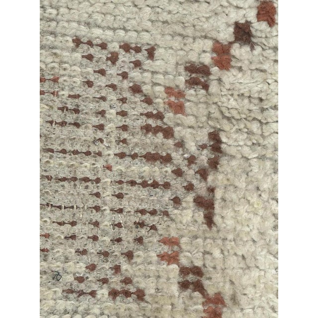 Small Moroccan Distressed Tribal Rug, 1940s For Sale - Image 6 of 18