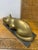 Vintage 1960s Brass Crouching Cat on Black Marble Base For Sale In Dallas - Image 6 of 6