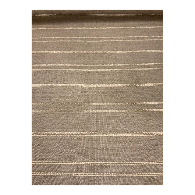 Thibaut: Nomad Nolan - Stripe - Linen Designer Fabric - 7.5 Yards For Sale