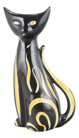 Ceramic Vase Shaped as a Cat. West Germany, 1970s