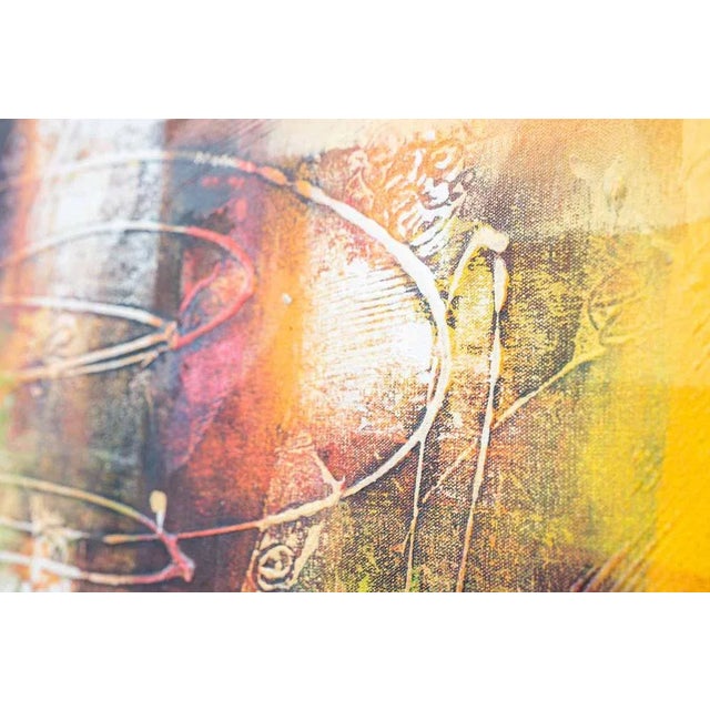 Abstract Composition, Acrylic on Canvas, 2000 For Sale - Image 6 of 11