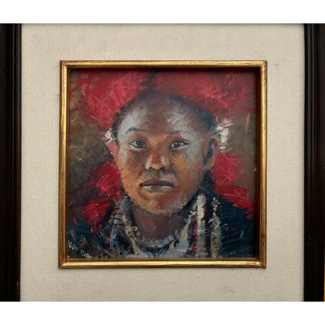 This fine example of original abstract impressionism is a magnificent acrylic painting by the renowned Egyptian artist,...