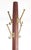 Arts & Crafts Vintage Arts & Crafts Oak Coat Tree Rack For Sale - Image 3 of 6