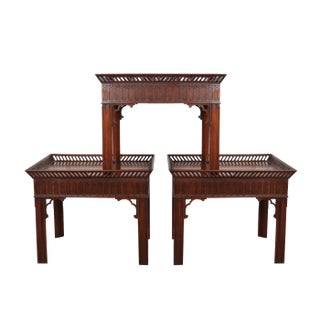 English Lamp Tables, 1920s, Set of 3 For Sale