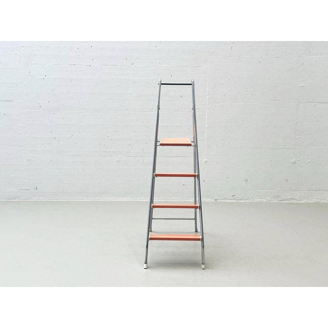 Red Vintage Folding Ladder from Scab Design, Italy, 1970s For Sale - Image 8 of 18