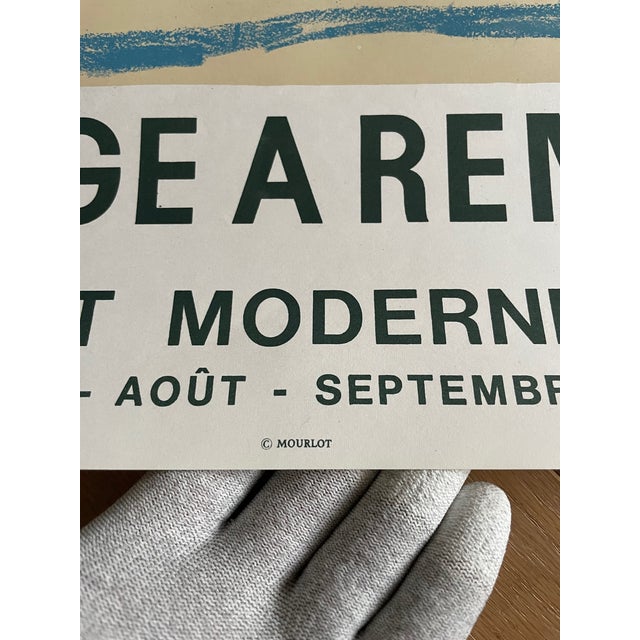 Pablo Picasso 1960s Pablo Picasso, Hommage a René Char, Musee D’Art Moderne De Ceret, Mourlot, Paris by Henri Deschamps For Sale - Image 4 of 11