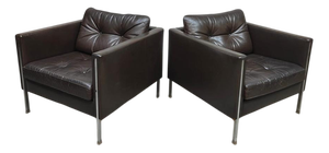 Vintage Dutch 442 Lounge Chairs by Pierre Paulin for Artifort, 1960s, Set of 2