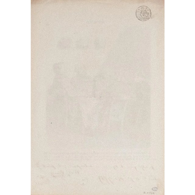 L'inconvénient de Diner Chez un Savant (…) is a b/w lithographed plate (n. 59), from the suites of caricatures on...