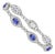 18k Tanzanite Bracelet For Sale