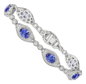18k Tanzanite Bracelet