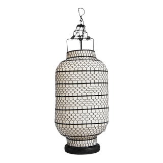 Cylinder Heibe Wire Lantern Small For Sale
