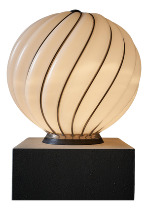 Monumental Murano Glass Table Lamp by Adolf Loos for VeArt, 1970s