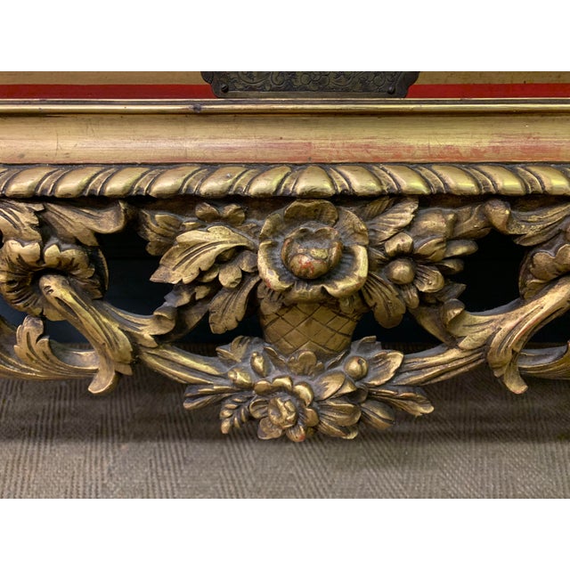 Red Lacquered Chinoiserie Cabinet on Stand, 1920 For Sale - Image 4 of 18