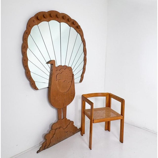Pavone Mirror by Sirio Alessandri for Pallucco, 1970s For Sale - Image 4 of 12