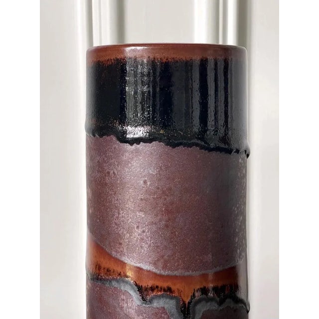 Ceramic 1960s Early Ceramic Vase with Glaze by Brother Thomas Bezanson For Sale - Image 7 of 12