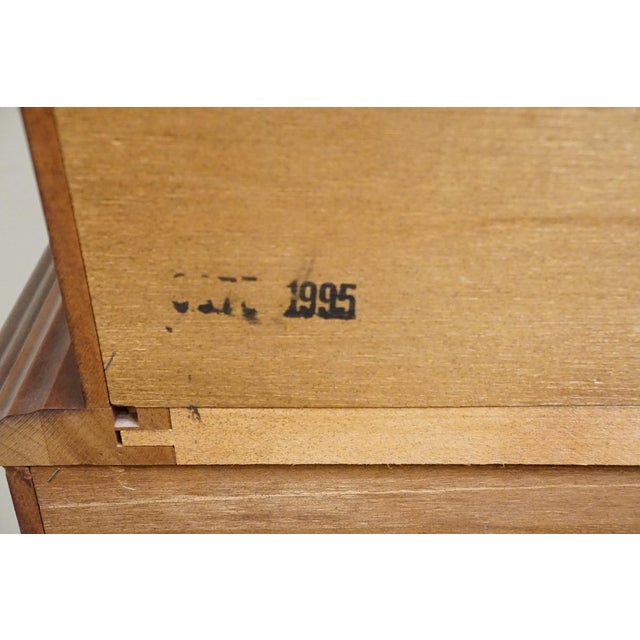 Cresent Furniture Solid Cherry Traditional Style 41" Clothing Storage Armoire 7220 For Sale - Image 11 of 13