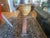 1920s Antique 1920's Folk Art Mission Marquetry Arts and Crafts Pedestal Plant Stand For Sale - Image 5 of 6