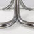 Italian Modern Round Portuguese Marble and Chromed Steel Dining Table, 1970s For Sale - Image 12 of 16