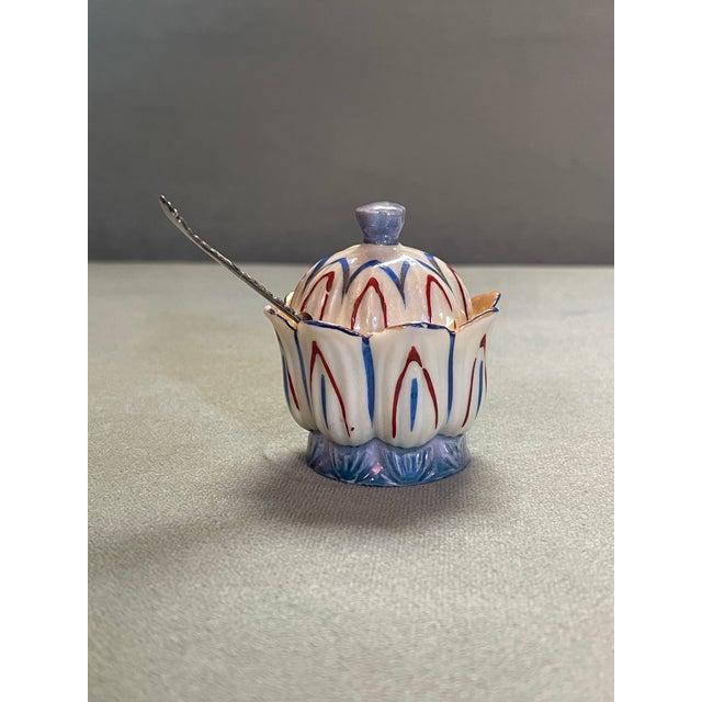 Early 20th Century Tulip Shaped China Serving Dish For Sale - Image 4 of 11