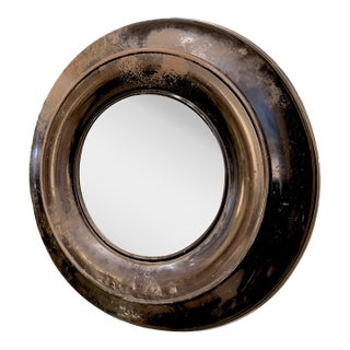 Vintage Tire Cover Mirror For Sale