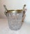 Champagne Early 20th Century Big Antique Nickel Plate Bronze Crystal Glass Champagne Wine Chiller Ice Bucket For Sale - Image 8 of 16