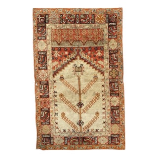 Antique Turkish Oushak Rug For Sale