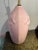 1980 Large Pink Orchid Ceramic Lamp No lamp shade is included