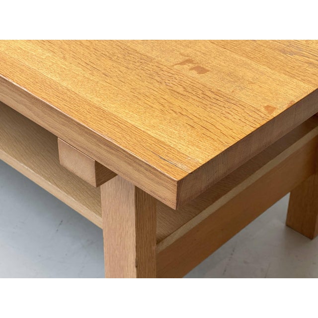 Mid-Century Scandinavian Oak Coffee Table, 1970s For Sale - Image 14 of 17